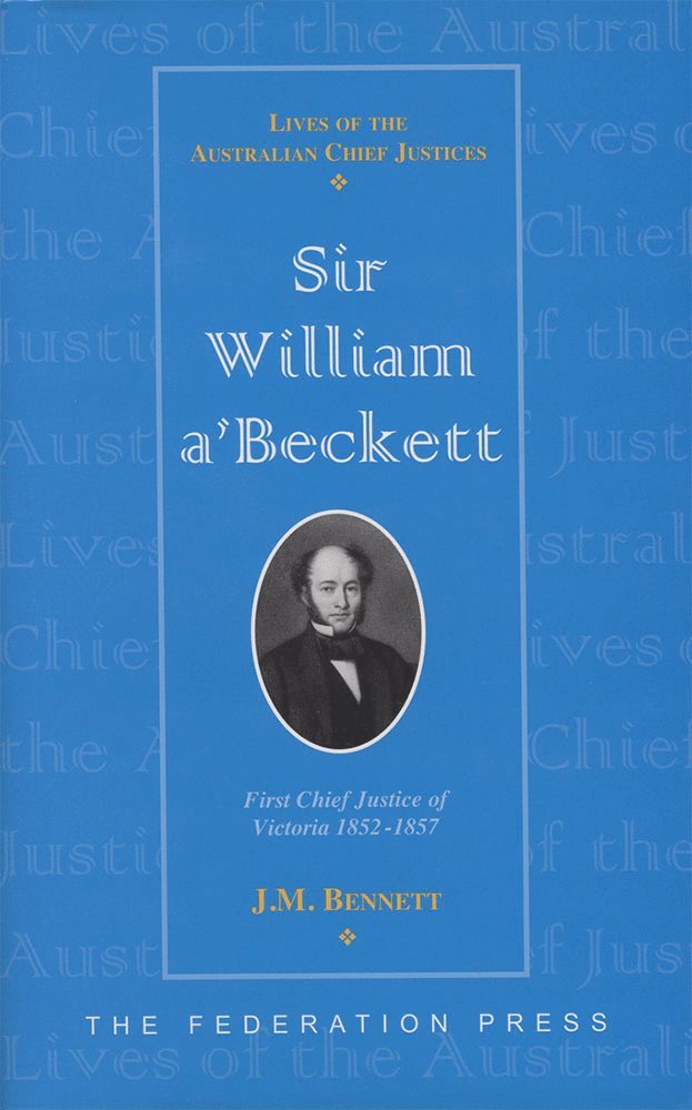 Sir William a'Beckett 1