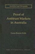 bokomslag Proof of Antitrust Markets in Australia