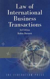 bokomslag Law of International Business Transactions