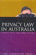 Privacy Law in Australia 1