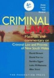 David Brown, David Farrier, Luke McNamara, Sandra Egger, Alex Steel - 4 Davids - Criminal Laws, Häftad