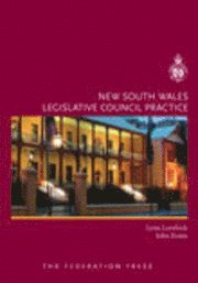 bokomslag New South Wales Legislative Council Practice