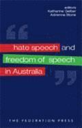 bokomslag Hate Speech and Freedom of Speech in Australia