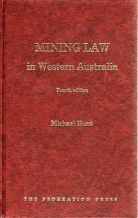 bokomslag Mining Law in Western Australia