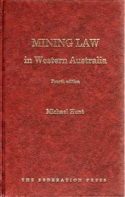 bokomslag Mining Law in Western Australia