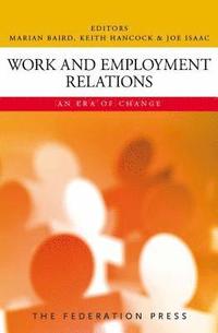 bokomslag Work and Employment Relations