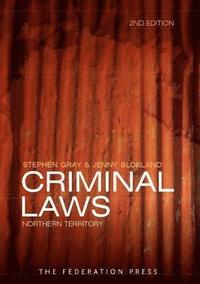 bokomslag Criminal Laws Northern Territory