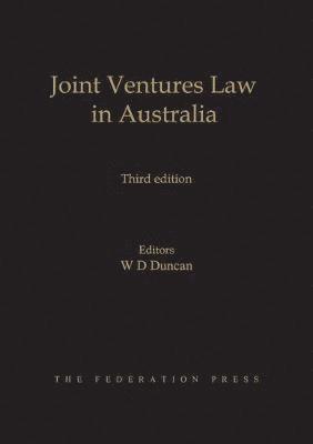 bokomslag Joint Ventures Law in Australia