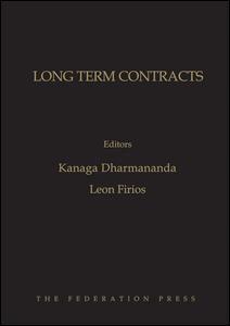 Kanaga Dharmananda, Leon Firios - Long Term Contracts, Inbunden