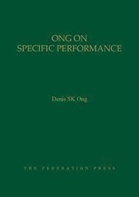 bokomslag Ong on Specific Performance