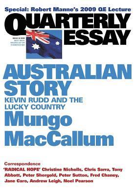 bokomslag Australian Story: Kevin Rudd and the Lucky Country: Quarterly Essay 36