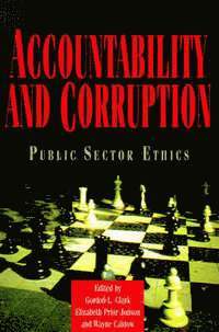 bokomslag Accountability and Corruption