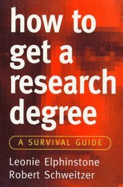 bokomslag How to Get a Research Degree