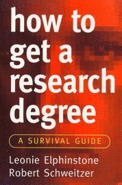 How to Get a Research Degree 1