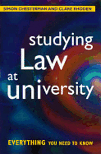 bokomslag Studying Law at University