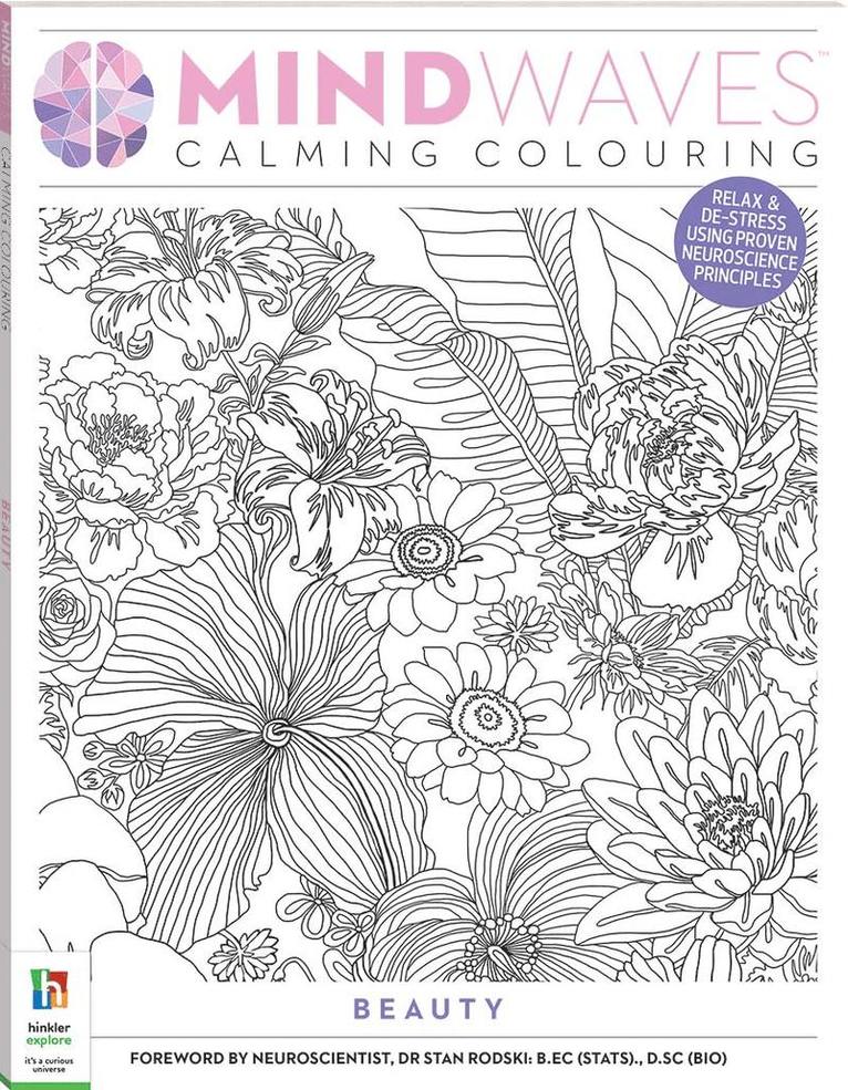 Mindwaves Calming Colouring Beauty