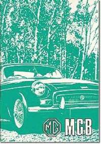 bokomslag MG MGB Tourerand GT