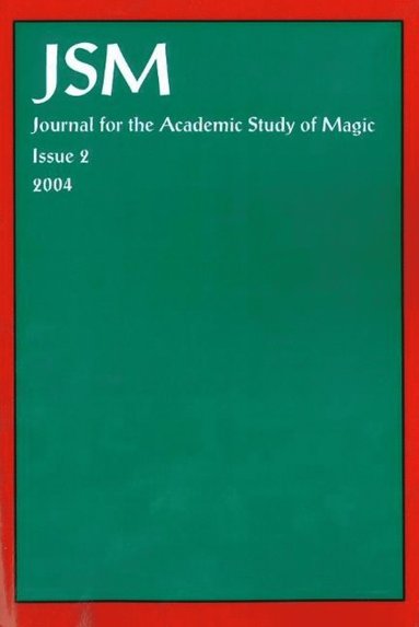 bokomslag Journal for the Academic Study of Magic, Issue 2