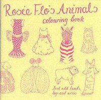 bokomslag Rosie Flo's Animals Colouring Book - yellow