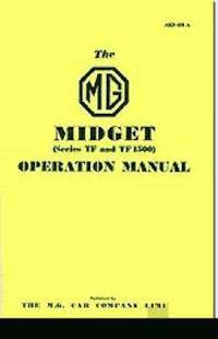 bokomslag Mg Owners' Handbook: Mg Midget Tf & Tf1500: Part No. Akm658a