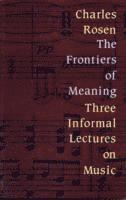 The Frontiers of Meaning 1
