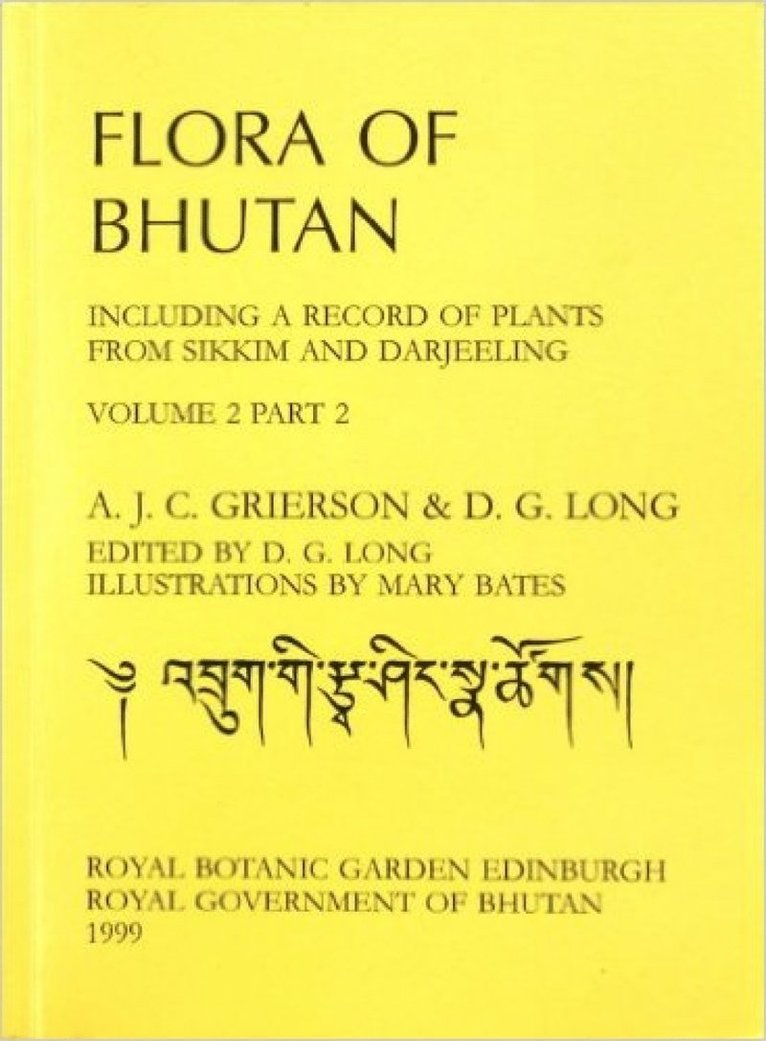 A.J.C. Grierson, D.G. Long, A. J. C. Grierson, D. G. Long - Flora of Bhutan, Häftad