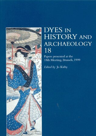 Jo Kirby, Jo Kirby - Dyes in History and Archaeology 18, Häftad