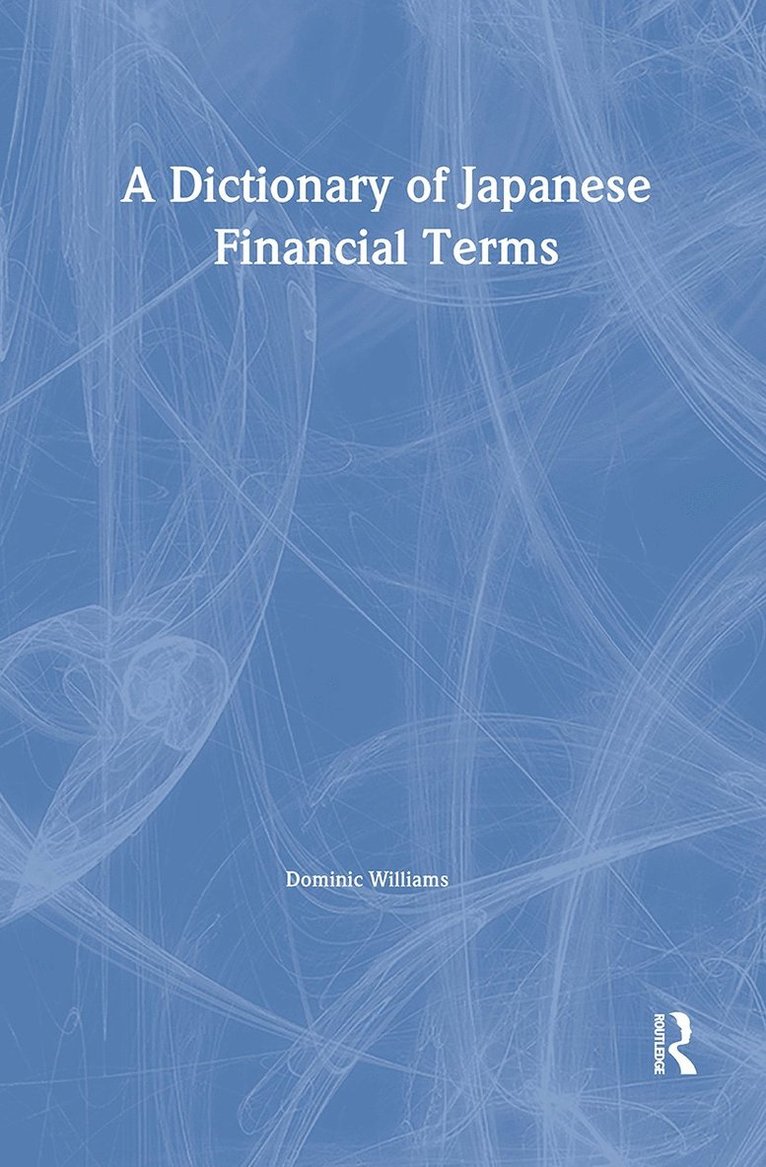 Dictionary of Japanese Financial Terms