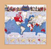 The British Empire Map 1905 1