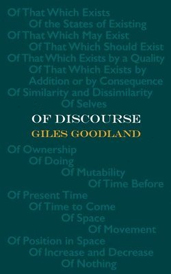 bokomslag Of Discourse