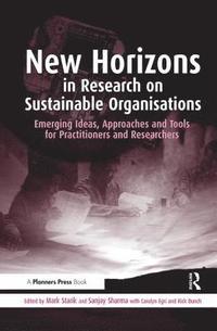 bokomslag New Horizons in Research on Sustainable Organisations