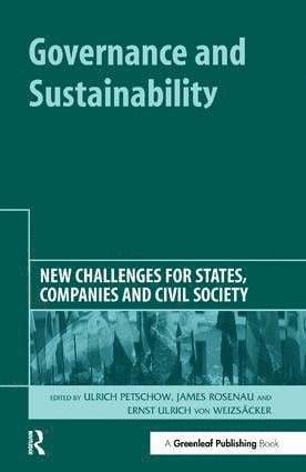 bokomslag Governance and Sustainability