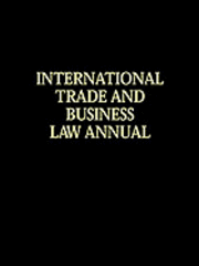 bokomslag International Trade & Business Law Annual Vol V