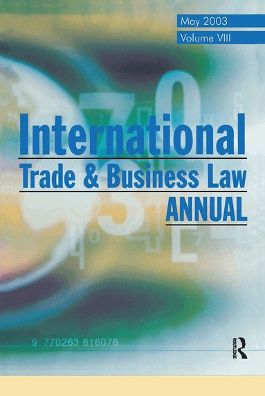 Gabriel Moens - International Trade and Business Law Review, Häftad