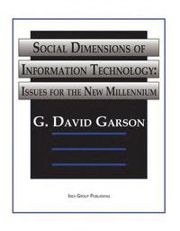 bokomslag Social Dimensions of Information Technology: Issues for the New Millennium
