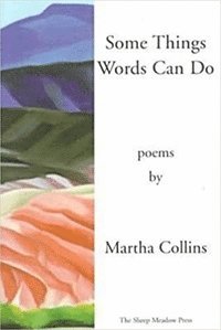 Martha Collins - Some Things Words Can Do [Includes A History of Small Life on a Windy Planet, orig. pub. in 1993], Häftad