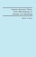 bokomslag Viennese Harmonic Theory from Albrechtsberger to Schenker and Schoenberg