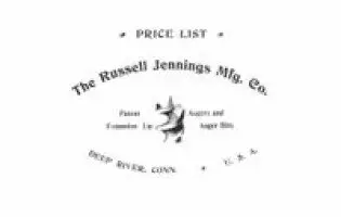 Kenneth D. Roberts - Russell Jennings Manufacturing Company Trade Catalog, 1899, Häftad. Tillgänglighet: Tillfälligt slut