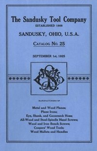 bokomslag Sandusky Tool Co. 1925 Catalog