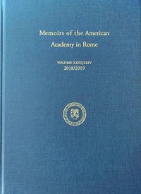 bokomslag Memoirs of the American Academy in Rome, Vol. 63/64