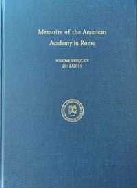 bokomslag Memoirs of the American Academy in Rome, Volume 63/64