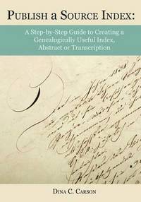 bokomslag Publish a Source Index