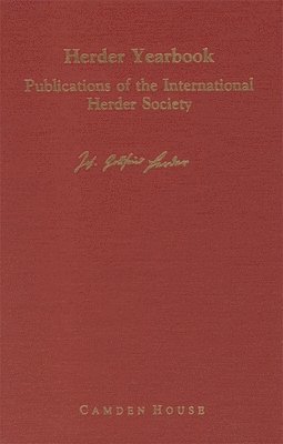 bokomslag Herder Yearbook, Volume 1: Publications of the International Herder Society