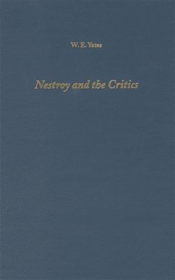 Nestroy and the Critics 1