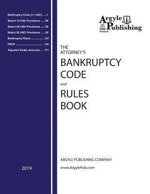 bokomslag The Attorney's Bankruptcy Code and Rules Book