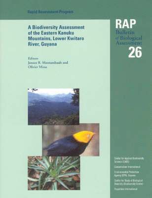 A Biodiversity Assessment of the Eastern Kanuku Mountains, Lower Kwitaro River, Guyana 1