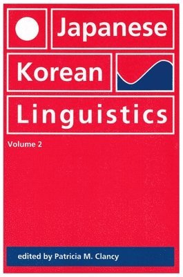 Japanese/Korean Linguistics: Volume 2 1