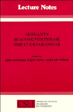 John Nerbonne, Klaus Netter - German in Head-Driven Phrase Structure Grammar, Häftad