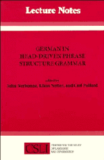 German in Head-driven Phrase Structure Grammar 1
