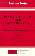 Dynamics, Polarity and Quantification 1